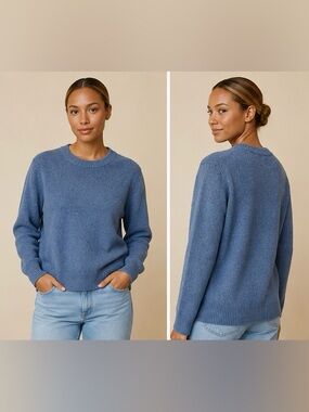 GAP Blue Crewneck Sweater Women’s XL Soft Knit Pullover